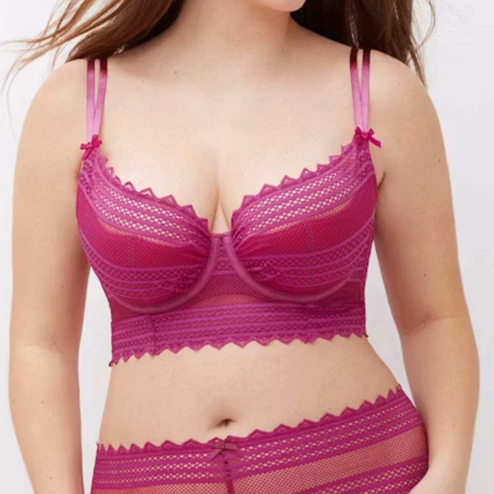 Cacique balconette sexy support lace bra 40D